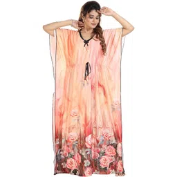 Moda Rapido Women Printed Maxi Nightdress-picture-18