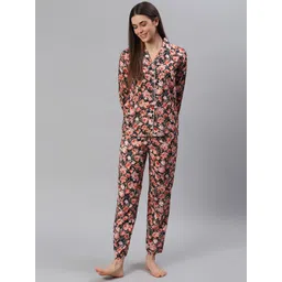 Moda Rapido Women Printed Night suit-picture-35