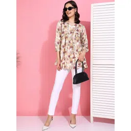 Moda Rapido Women Purple Printed Viscose Rayon Tops image 2