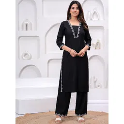 Moda Rapido Women Regular Kurta with Trousers-picture-19