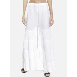 Moda Rapido Women Smart Flared Pleated Trousers-picture-24