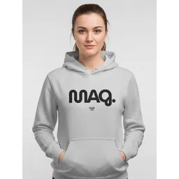 Moda Rapido Women Typography Printed Long Sleeve Hooded Cotton Sweatshirt-picture-16