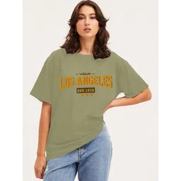 Moda Rapido Women Typography Printed T-shirt-picture-28