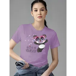Moda Rapido Women Typography Printed T-shirt-picture-14