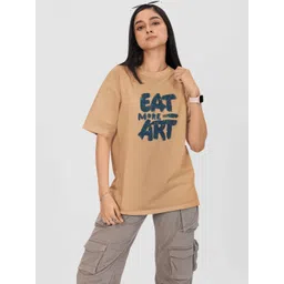 Moda Rapido Women Typography Printed T-shirt-picture-37