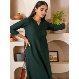 Moda Rapido Women Yoke Design Thread Work Kurta image 1