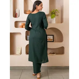 Moda Rapido Women Yoke Design Thread Work Kurta image 3