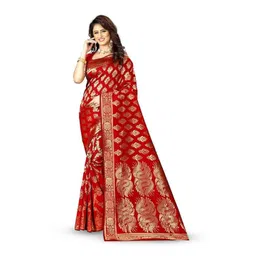 Moda Rapido Woven Design Pure Silk Banarasi Saree-picture-20