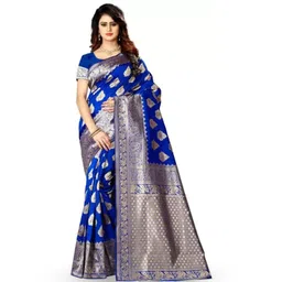 Moda Rapido Woven Design Pure Silk Banarasi Saree-picture-21