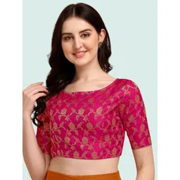 Moda Rapido Woven Design Saree Blouse-picture-35