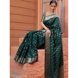 Moda Rapido Woven Design Zari Art Silk Handloom Banarasi Saree-picture-37