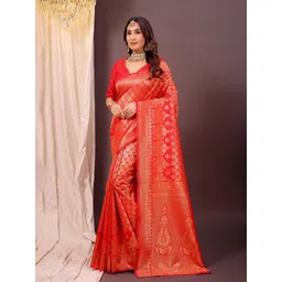 Moda Rapido Woven Design Zari Banarasi Saree-picture-21