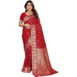 Moda Rapido Woven Design Zari Heavy Work Banarasi Saree-picture-41