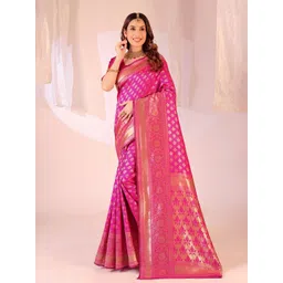 Moda Rapido Woven Design Zari Silk Cotton Kanjeevaram Saree-picture-17