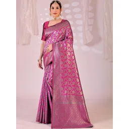 Moda Rapido Woven Design Zari Silk Cotton Kanjeevaram Saree-picture-19