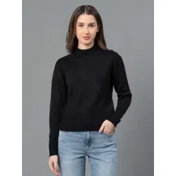 Mode By Red Tape Black Regular Fit Sweater-picture-15