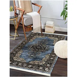 MODEFE Grey Floral Anti-Skid Nylon Carpet-picture-22