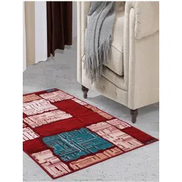 MODEFE Rust Abstract Anti-Skid Nylon Carpet-picture-18