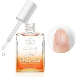 Modelones 15ml 8-in-One Nail Ridge Filler Strengthener Base Coat Nail Polish from BELLE GAGA® Repair Nail Growth for Thin and Damaged Nails (Clear)-picture-15