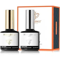 modelones 2pcs 10ml Base Coat + Top Coat Gel from BELLE GAGA Spring Nail Polish UV Gelpolish Soak Off Nail Art Design Kit Manicure at Home DIY Gifts for Women Girls-image-25