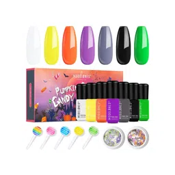 Modelones Set of 7 Fancy UV Nail Gel Polish Kit 42 ml-picture-38