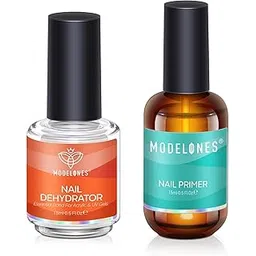 Modelones Professional Natural Nail Prep Dehydrate & Bond Primer, Nail Protein Bond, Superior Bonding Primer for Acrylic Powder and Gel Nail Polish 0.5 oz-picture-16