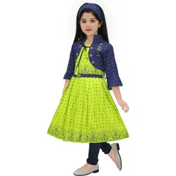 MODERN DREAM Girls Green Dresses image 4