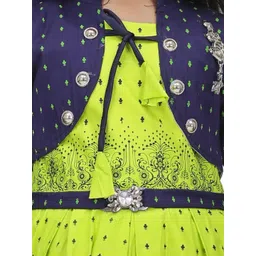 MODERN DREAM Girls Green Dresses image 3