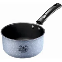 modern essentials Grey Iron Nonstick Saucepan Tea Maker| Milk Pan | Tapeli/Patila/Pot Pan/Bhagona Sauce Pan 17 cm diameter 1.5 L capacity-picture-21