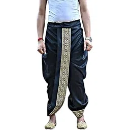 Modern Garments Men Dupion Silk Readymade Dhoti-picture-46