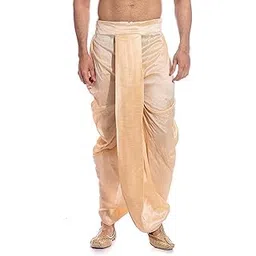modern garments Uri and Mackenzie Men's Dupion Silk Dhoti-picture-24