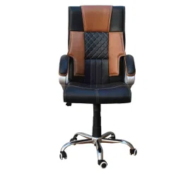 Modern India Seating High Back Manager Chair Brown & Black Mi31-picture-30