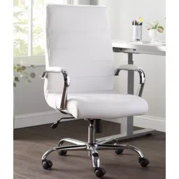 Modern India Seating High Back Manager Chair White Mi10 image 4