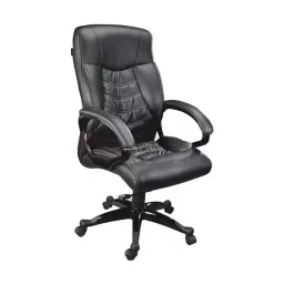 Modern India Seating Office Boss Chair Leatherite Black Color CC RSC-324BLK-picture-16