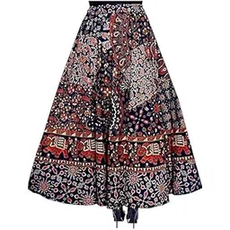 modern kart Traditional Jaipuri Printed Long Skirt for Women-picture-16