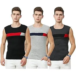 Modern Men's Premium Cotton Gym Vest (S - XXL) (5 Colors Available)-picture-44