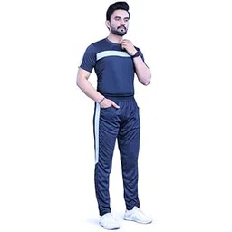 Modern Men’s Tracksuit –Sports T-Shirt & Bottom-Metrix BLUE_D15_L-picture-55