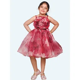 Modish Floral Georgette Fit & Flare Dress-picture-27