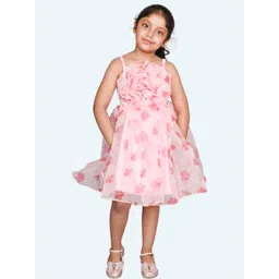 Modish Floral Georgette Fit & Flare Dress-picture-29