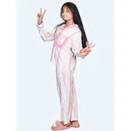 Modish Girls Striped Night Suit-picture-12