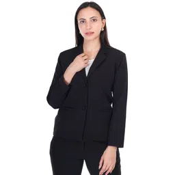 modny Women Solid Single Breasted Formal Blazer-picture-31