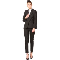 modny Women Solid Single Breasted Formal Blazer-picture-26