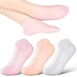 Moisturizing Silicone Gel Socks for Women and Men gel socks for dry cracked feet crack heel repair socks foot moisturizer socks Spa Gel Socks Natural Oil (multicolor) 1 Pair-picture-36