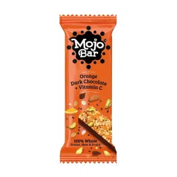 Mojo Bar Orange Dark Chocolate & Vitamin C, Nut | High Energy & Granola Bars - Pack of 15 - 32 g-picture-17