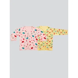 Mojua Infants Kids Pack Of 2 Printed Pure Cotton Jhablas-picture-17