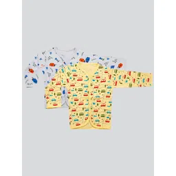 Mojua Infants Kids Pack Of 2 Printed Pure Cotton Jhablas-picture-15