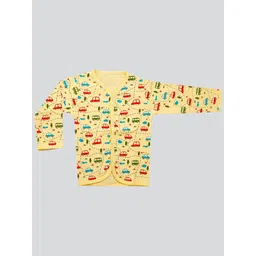 Mojua Kids Conversational Printed V-Neck Cotton Shirt-picture-25