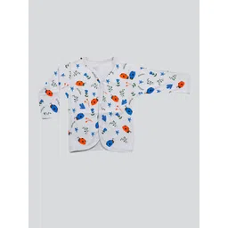 Mojua Kids Floral Printed V-Neck Cotton Shirt-picture-22