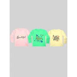 Mojua Kids Pack Of 3 Printed Bio Finish Cotton T-shirt-picture-26