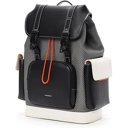 mokobara Teriyaki Backpack | 15.6 Inch Laptop Compartment, 19.5L Capacity | Signature Coated Canvas & Vegan Leather Trims, Water-Resistant, Lightweight | Padded Back Panel (Black Sesame)-picture-27